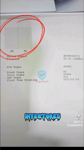 EPSON M3170 M2170 PRINTER NOZZLE TEST