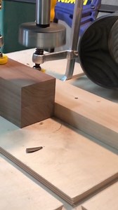 2.8M views · 10K reactions | Slow and steady with a forstner bit, clearing out an end that was to nest to a rounded part--pretty good fit. #woodworking #reels #woodshop #drill #maker #diy | Boundary Fog Furniture | Facebook