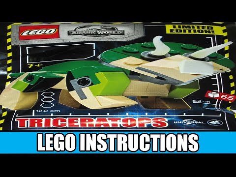 LEGO Instructions | Jurassic Park Magazine | 122006 | Triceratops