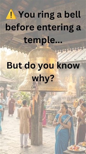 Why Do We Ring Temple Bells? 🔔 The Spiritual & Scientific Reason