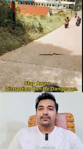 19K views · 39 reactions | She stopped just to look… but forgot the road was still moving. Always keep your eyes on what’s ahead.  #StayAlert #LifeLesson #RoadSafety #DriveSafe #MotivationalVideo #Awareness #BeCareful #Inspiration #ShortVideo #ViralReel | Manoar React | Facebook