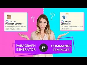 How To Write Perfect Paragraphs with Jasper.ai - Paragraph Generator vs Commands Template