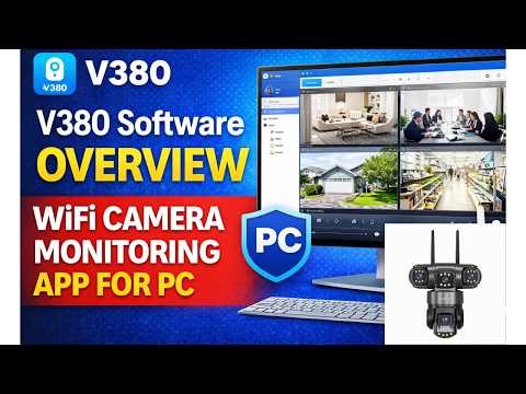 V380 Software Overview | WiFi Camera Monitoring App for PC