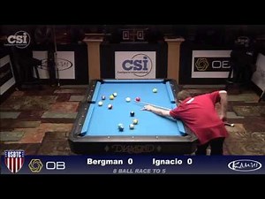 2015 USBTC 8-Ball: Justin Bergman vs Jeffrey Ignacio (Men's Final!)