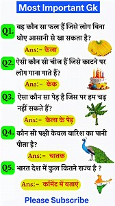 General knowledge hindi on Reels