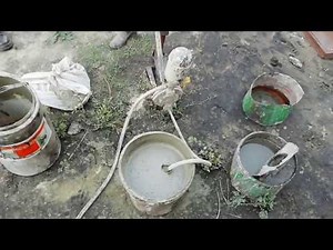 Pressure grouting of RCC water tank.