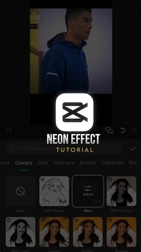 Neon Effect Editing Tutorials #NeonEffects #EditingTutorial #CapCut #ReelViral #VFX #MotionGraphics