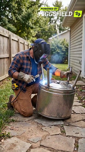 Don't Throw Away Your Old Washing Machine! 😍🔥 #Upcycling #DIY
