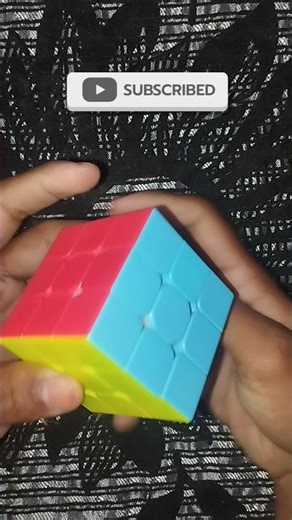 Rubik's Cube 3×3 Speed Solve Easy Trick for Beginners #shots