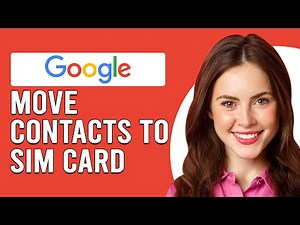 How To Move Contacts From Google Account To SIM Card (How To Copy Contacts From Google To SIM Card)
