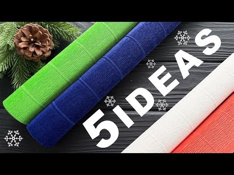5 EASY IDEAS 🎄❄️ Christmas Craft Ideas DIY Christmas Decorations