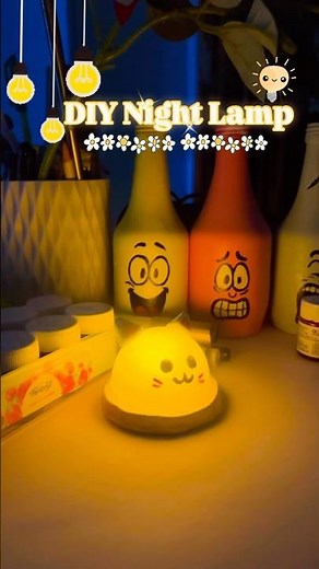 DIY Cat Lamp 🐱✨| Cat Night Lamp✨