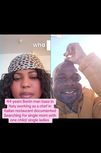 Benin Chef in Italy Seeking Love with Single Moms