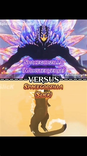 Spacegodzilla vs Spacegodzilla |#Godzilla#monsterverse#kaiju#kaijubattle#slick#godzillaeditz