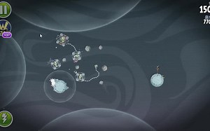 【Angry Birds Space】之前用道具三星或没三星的全部无道具三星通关