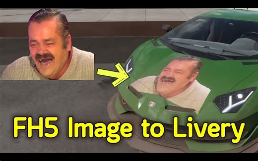 [生肉][英文字幕]如何将图片导入地平线5的涂装系统中