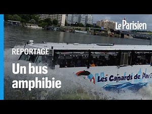 Marcel, le bus touristique qui plonge dans la Seine