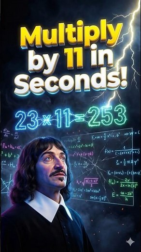 Multiply by 11 in Seconds!The Magic Math Trick #Short #maths #math #mathematics