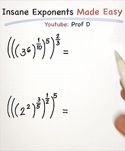 Crazy Exponents Made Easy! 😮 | Prof D