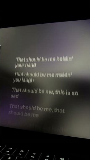 That Should Be Me - Justin Bieber [Lyrics]