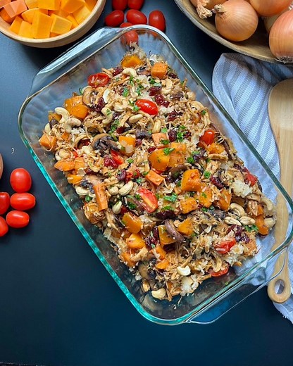 Butternut Squash and Chicken Casserole - Lean Bellas Kitchen