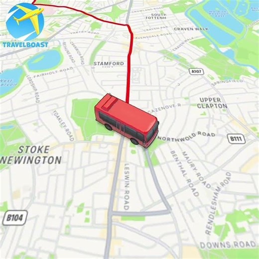 I recreated the 67 bus route on travel boast