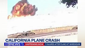 #BREAKING: A plane crash in California has left at least one person dead and injured 15 others. #9News FULL DETAILS: https://nine.social/T5Q | 9 News