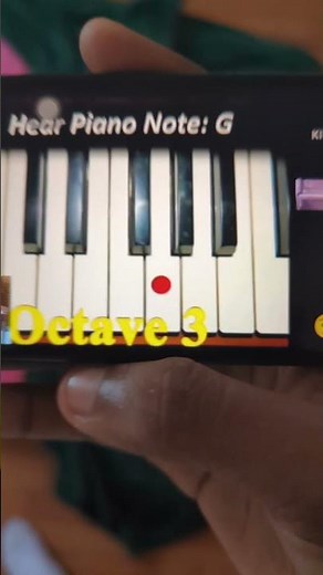 Hear Piano Note g3 SEMITONE FLAT!!!!!