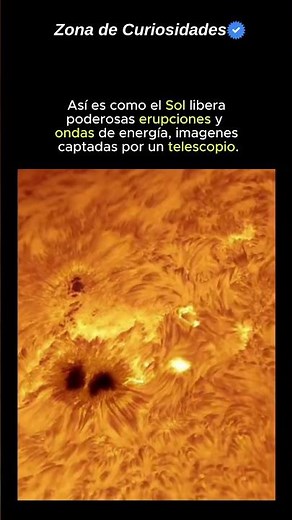 El caos que existe sobre la superficie del Sol