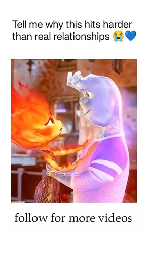 Sharkin on Instagram: "🎬🎥✨ ELEMENTAL ✨ Elemental is a Disney and Pixar animated film about a city where anthropomorphic characters representing fire, water, earth, and air live together, but the elements have to stay in their own neighborhoods due to segregation. The story centers on the unlikely romance between a fire woman named Ember Lumen and a water man named Wade Ripple, who must navigate their differences and a city that isn't built for them, all while dealing with themes of immigration