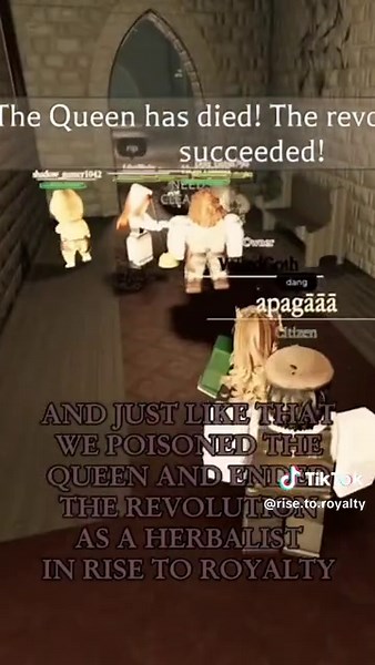 🌿 ;; Poisoning the Monarch is so chaotic! || #medieval #france #roblox #robloxfyp #medievaltiktok #gameofthrones