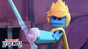 Zing StikBot Single Pack - Includes 1 StikBot - Collectible Action Figures and Accessories, Stop Motion Animation, Ages 4 and Up (StarForst Blue)