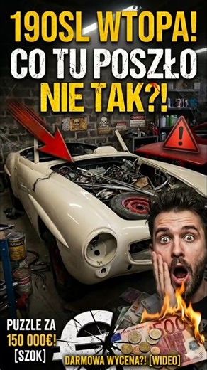 190SL w częściach… projekt, który się zatrzymał