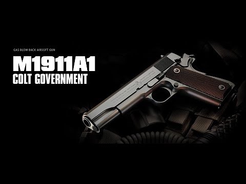 TOKYO MARUI M1911A1 COLT GOVERNMENT GBB Review (Gas Blow Back Series)