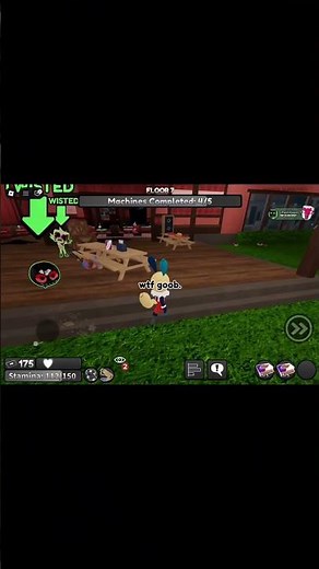 goob pulls looey right as he ducks from twisted goob's grab, dies horribly.. #roblox #dandysworld
