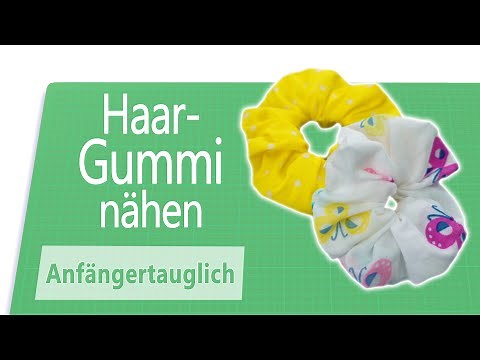 Einfaches Haargummi in 5 Minuten selber nähen [Scrunchie]