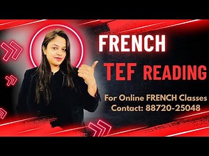 TEF Canada Reading Practice Test 2025 | Compréhension Écrite | Full Test with Answers