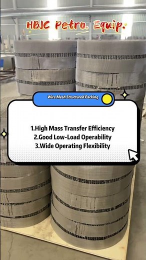 Wire Mesh Structured Packing.