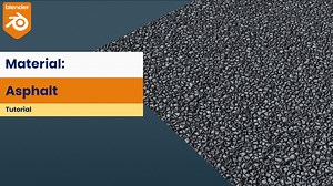 How to make a procedural asphalt material | Blender 2.93