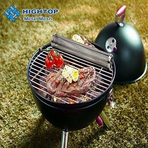 [Hot Item] Square Round BBQ Grill/Cold Smoking Mesh Tube/Smoke Generator Stainless Smoker for BBQ