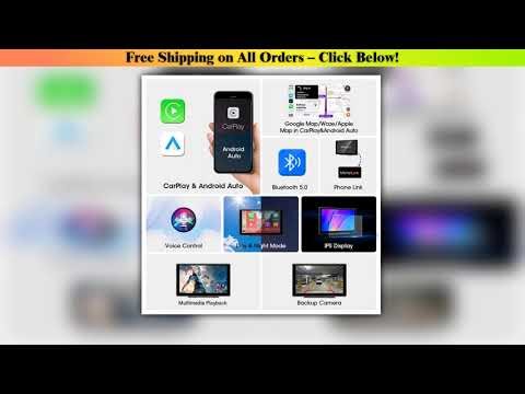 7/9/10 Inch Universal Wireless Carplay Android Auto Touch Smart Screen Multimedia Video Player Car