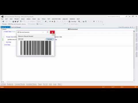 Create barcode generator with Visual Studio 2015 - EASY WAYS