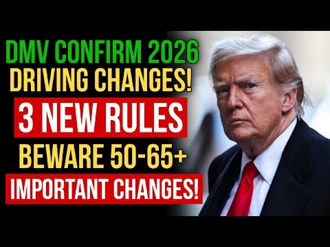 BREAKING: 3 New DMV Rules in the U.S. — How Drivers 65+ Are Affected