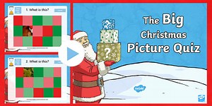 The Big Christmas Picture Quiz PowerPoint Game