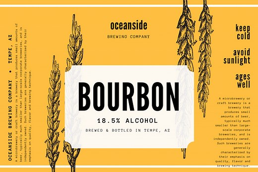 Online Beer Label Maker - Create Beer Label Designs | Canva