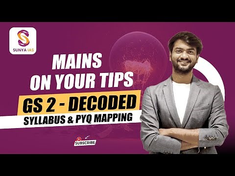 Mains Syllabus & PYQs Decoded - GS 2 | MAINS 2024 & 2025 | BRAHMASTRA | UPSC CSE | Sugam Bansal