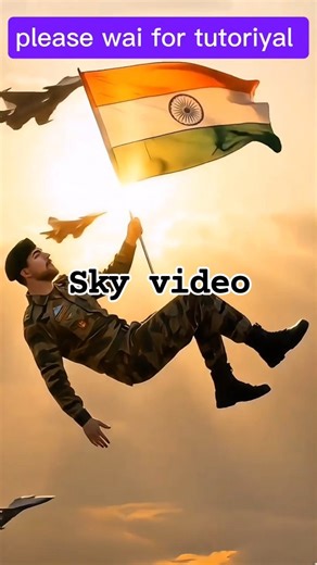 vijay tech tips | Instagram Trending Man Flying Ai Video Editing | Viral Sky Falling Ai Video Kaise Banaye / . . . . . @vijaytechtips How To Make Ai... | Instagram