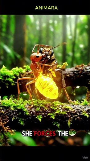 This Ant Explodes To Save Her Friend!