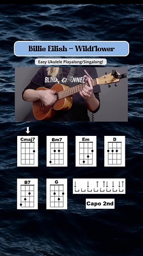 Billie Eilish Wildflower Ukulele Tutorial for Beginners