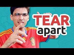 TEAR APART | O que significa esse phrasal verb?